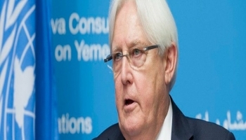 مبعوث الامم المتحدة الى اليمن مارتن جريفيث يصل العاصمة السعودية الرياض ضمن مساع جديدة لاحتواء التصعيد الحربي، واستئناف العملية السياسية المتعثرة في البلاد