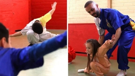 بطل يمني في وظيفة اوروبية لتعليم الاطفال فنون القتال