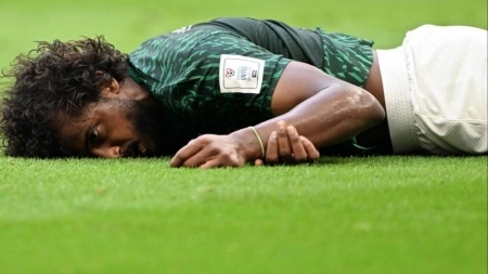 السعودي ياسر الشهراني لا يزال تحت الرقابة الطبية بعد إصابته في الرأس