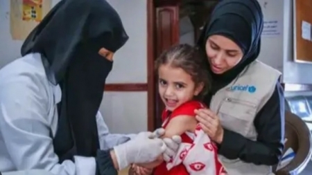 1732 حالة إصابة ووفاة بالحصبة بين الأطفال في محافظة إب هذا العام