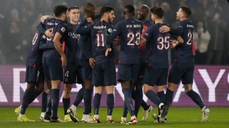 باريس سان جيرمان يعزز صدارته للدوري الفرنسي من دون مبابي