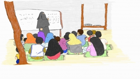 أطفال المحب في أيدي "آمنة"