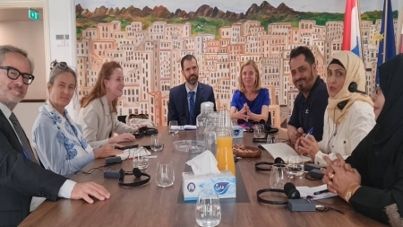 اللجنة الوطنية للتحقيق تناقش مع سفراء أوروبيين آليات حماية حقوق الإنسان في اليمن