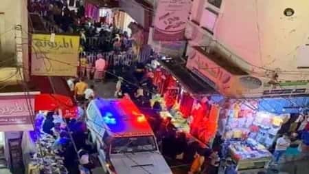 اليمن: اصابات بانفجار اسطوانة غاز وسط سوق شعبية جنوبي عدن