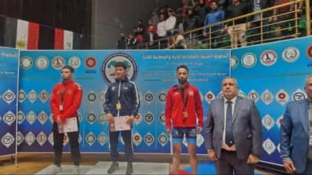 بغداد: مصارع يمني يحصد برونزية البطولة العربية من حسابه الخاص