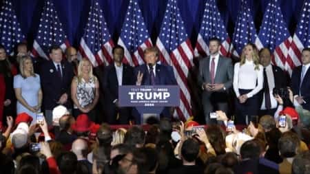 واشنطن: ترامب يفوز بانتخابات الجمهوريين التمهيدية للسباق الرئاسي في نيوهامبشر