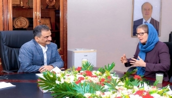 لملس يبحث ولجنة الصليب الاحمر سبل اعادة فتح طريق الضالع-صنعاء