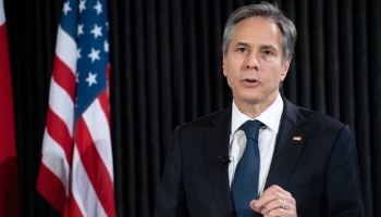 في مؤتمر صحفي لوزيري خارجية أمريكا والكويت اليوم الخميس