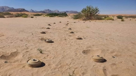 "مرصد الألغام" يحذر من التعامل مع أي أجسام غريبة جرفتها السيول إلى المناطق السكنية والطرقات والمزارع