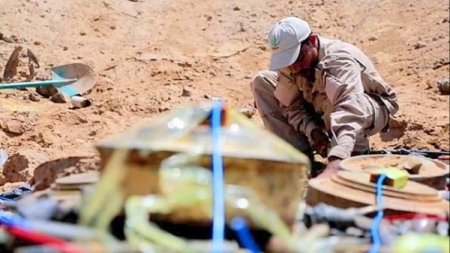 "مسام" ينزع 837 مادة متفجرة من مخلفات الحرب الأسبوع الماضي