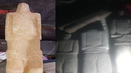 مواطن يعثر على تماثيل أثرية أثناء استصلاح أرضه بصعدة