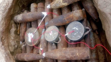 "مسام" يتلف 1525 مادة متفجرة من مخلفات الحرب في أبين